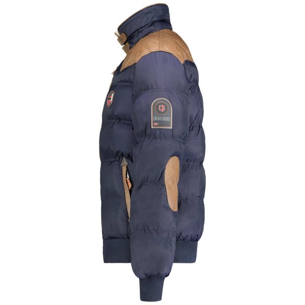 Geografico Norvegia Chaqueta De Hombre Abramovitch Azul Marino Navy