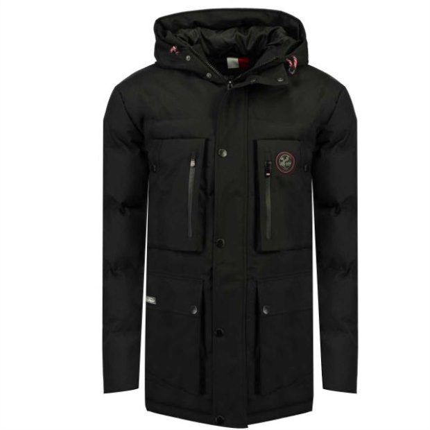 Geographical Norway Parka De Hombre Albert Negro Nero