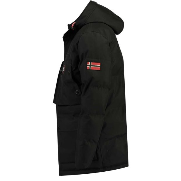 Geographical Norway Parka De Hombre Albert Negro Nero