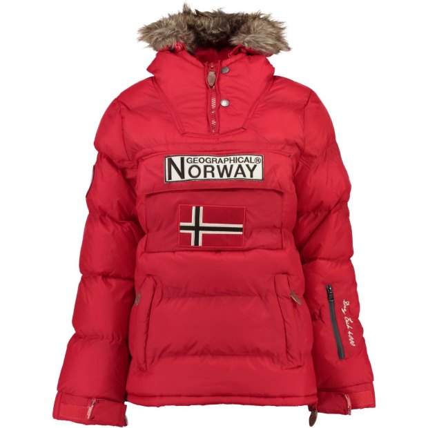 Geografico Norvegia Chaqueta De Mujer Anson Rojo Rosso