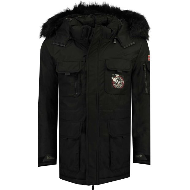 Geographical Norway Parka De Hombre Arthur Negro Nero