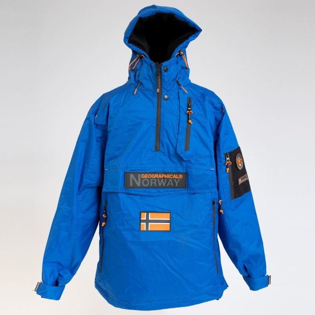 Geographical Norway Parka De Hombre Barker Blu Cielo Blu