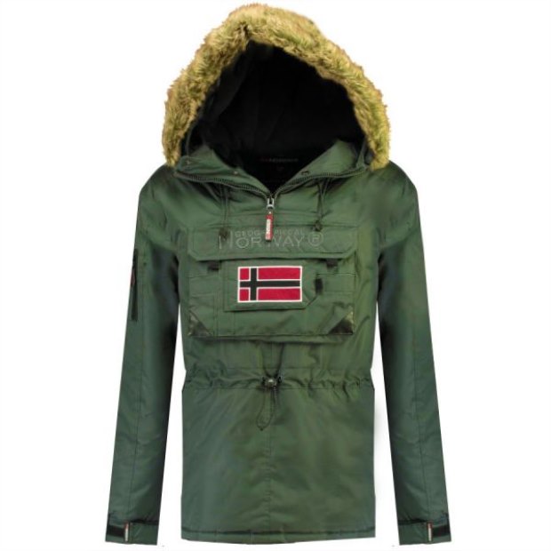 Geographical Norway Parka De Hombre Beco Caqui Kaki