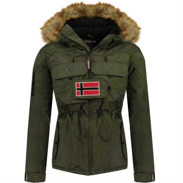 Geographical Norway Parka De Hombre Panca Caqui Kaki