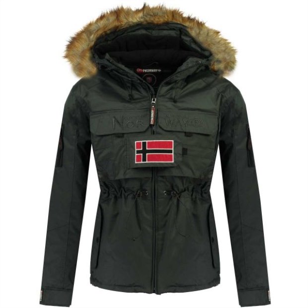 Geographical Norway Parka De Hombre Bench Gris Oscuro Grigio