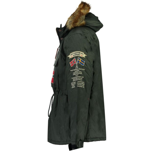 Geographical Norway Parka De Hombre Bench Gris Oscuro Grigio