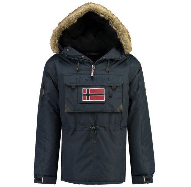 Geographical Norway Parka De Hombre Beco Azul Marino Navy