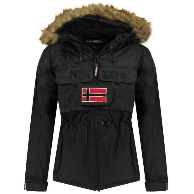 Geographical Norway Parka De Hombre Bench Negro Nero