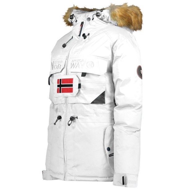 Geografico Norvegia Parka De Mujer Bellaciao Blanco Bianco