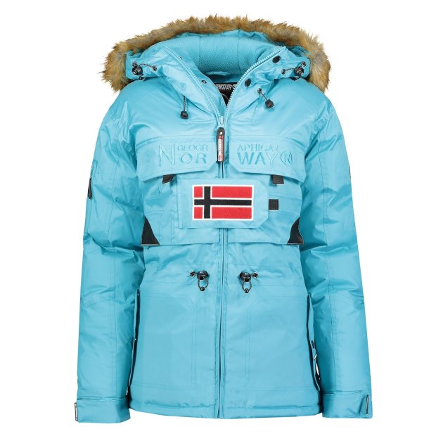 Geographical Norway Parka De Mujer Bellaciao Turquesa Turchese