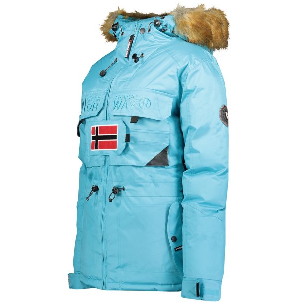Geographical Norway Parka De Mujer Bellaciao Turquesa Turchese