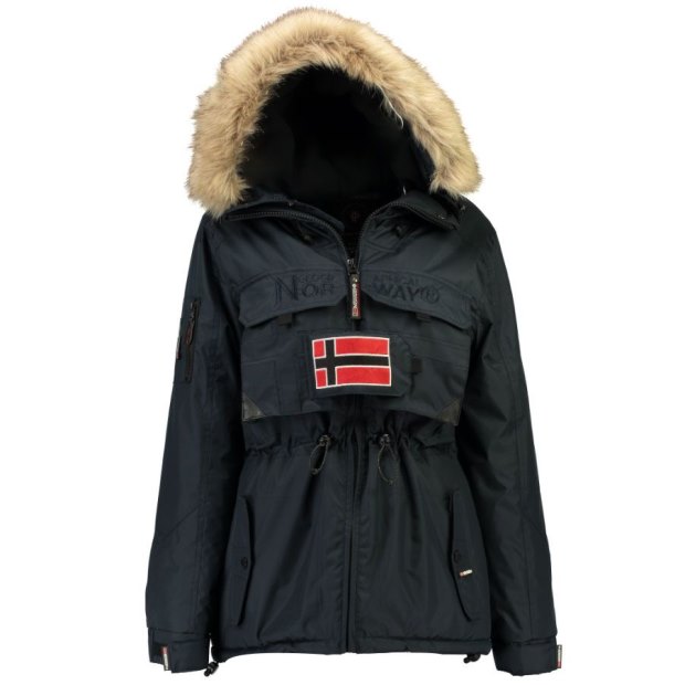 Geographical Norway Parka De Mujer Bellaciao Azul Marino Navy
