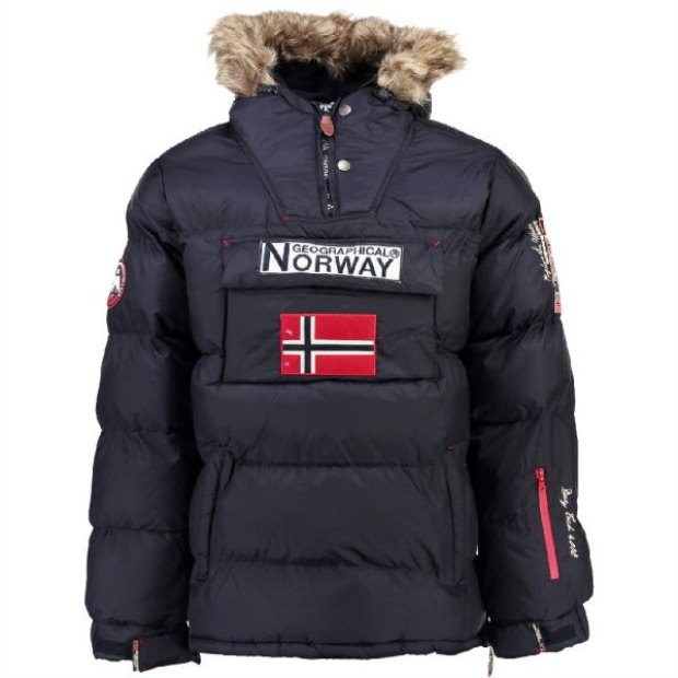 Geografico Norvegia Chaqueta De Niño Boker Azul Marino Navy