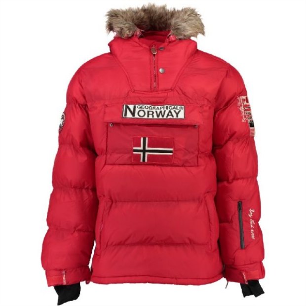 Geografico Norvegia Chaqueta De Niño Boker Rojo Rosso
