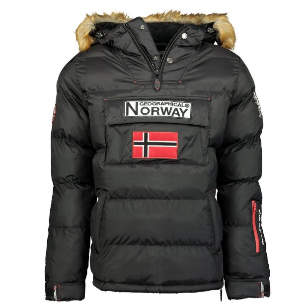 Geografico Norvegia Chaqueta De Niño Boker Negro Nero