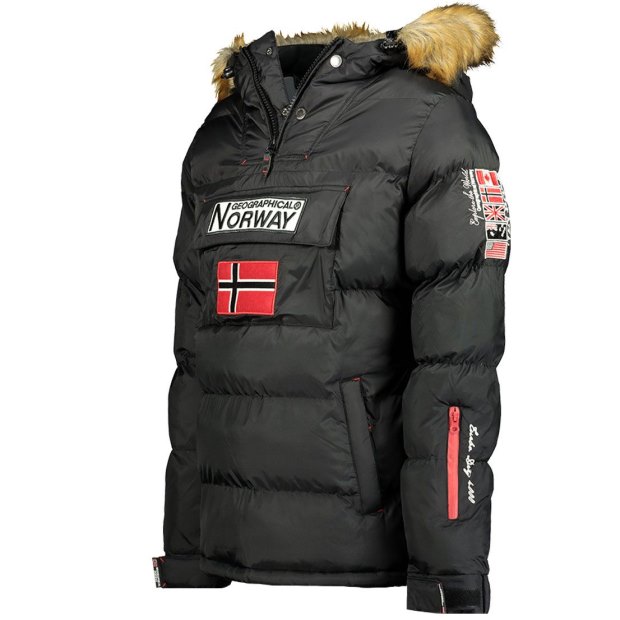 Geografico Norvegia Chaqueta De Niño Boker Negro Nero