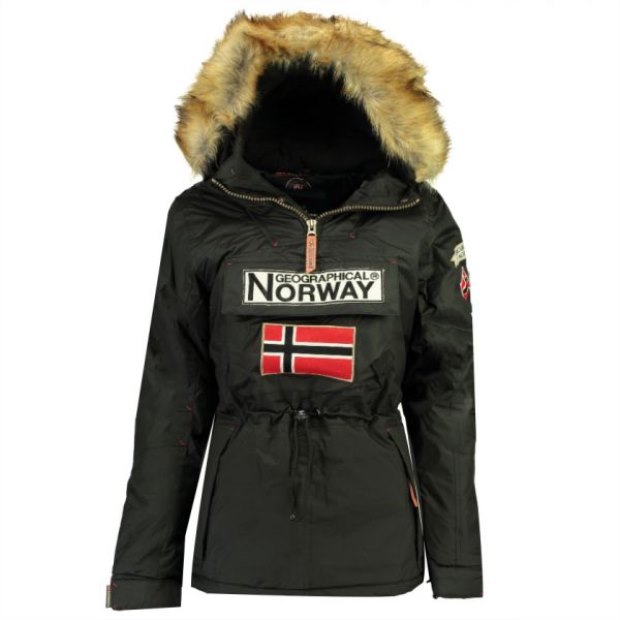 Geographical Norway Parka De Hombre Boomerang Nero Nero