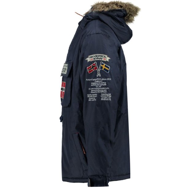 Geographical Norway Parka De Hombre Boomerang Azul Marino Navy