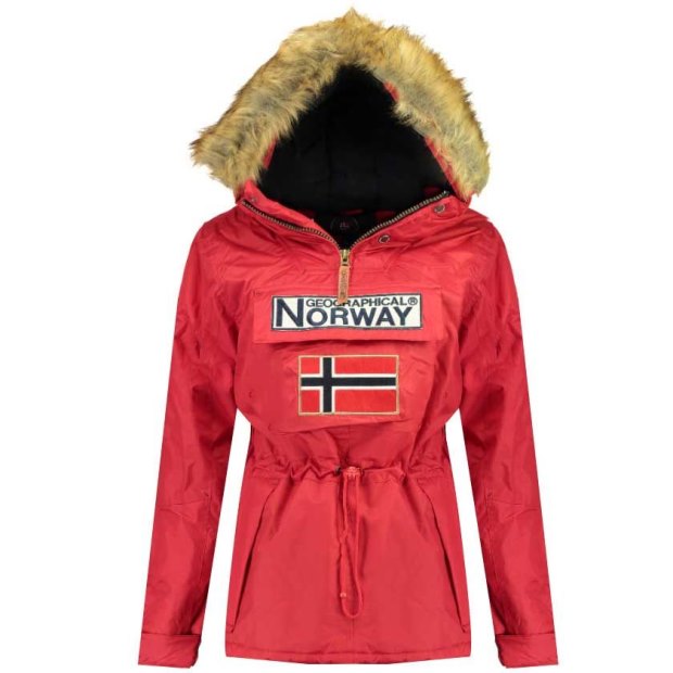 Geographical Norway Parka Da Donna Boomera Rojo Rosso