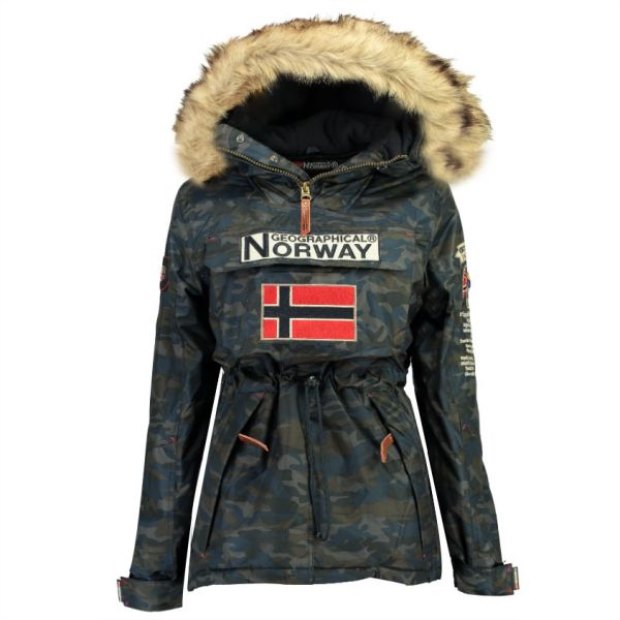 Geographical Norway Parka Mujer Boomera Cam0 Azul Marino Navy