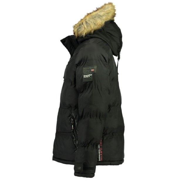 Geografico Norvegia Chaqueta De Hombre Bonap Negro Nero