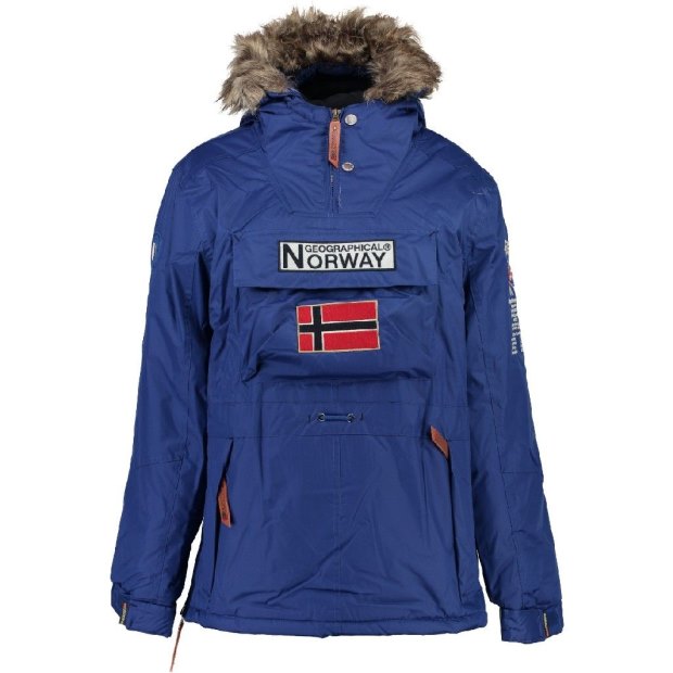 Geographical Norway Parka De Hombre Boomerang Blu Eléctrico Blu