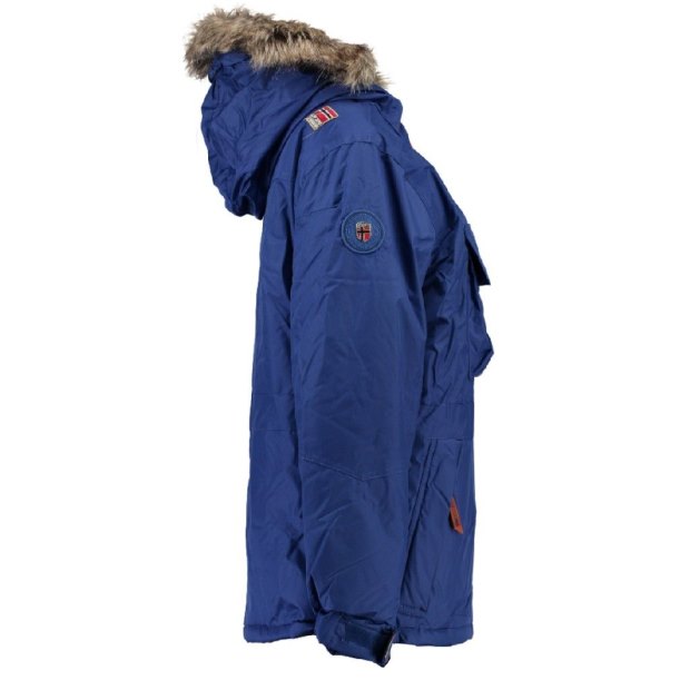 Geographical Norway Parka De Hombre Boomerang Blu Eléctrico Blu