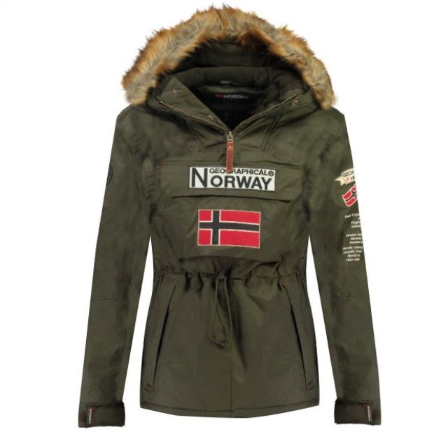 Geographical Norway Parka De Niño Boomerang Caqui Kaki