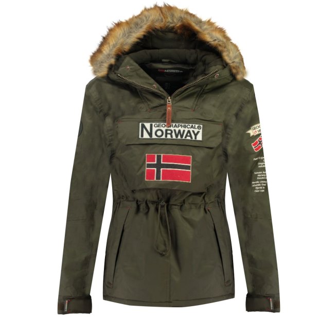 Geographical Norway Parka De Niño Boomerang Caqui Kaki