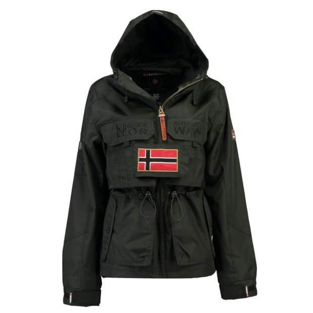 Geographical Norvegia Parka Mujer Butcheta Negro Nero