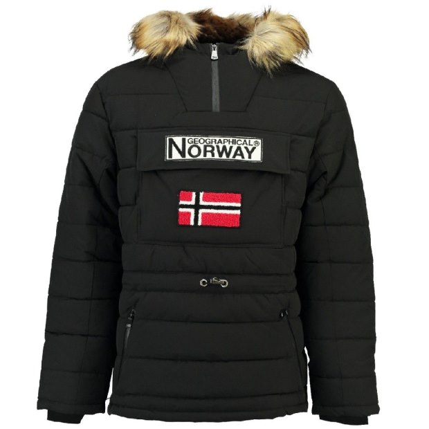 Geografico Norvegia Chaqueta De Hombre Casimodo Negro Nero