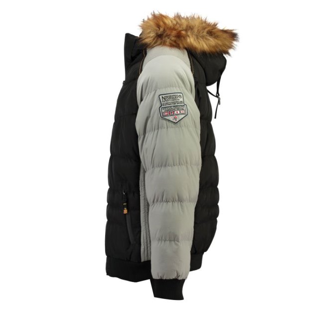 Geografico Norvegia Chaqueta De Hombre Caimpo Negro Nero