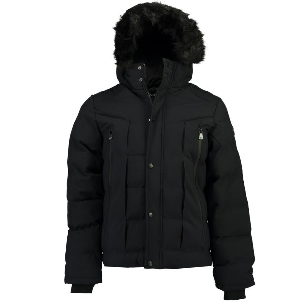 Geografico Norvegia Chaqueta De Hombre Dandy Negro Nero