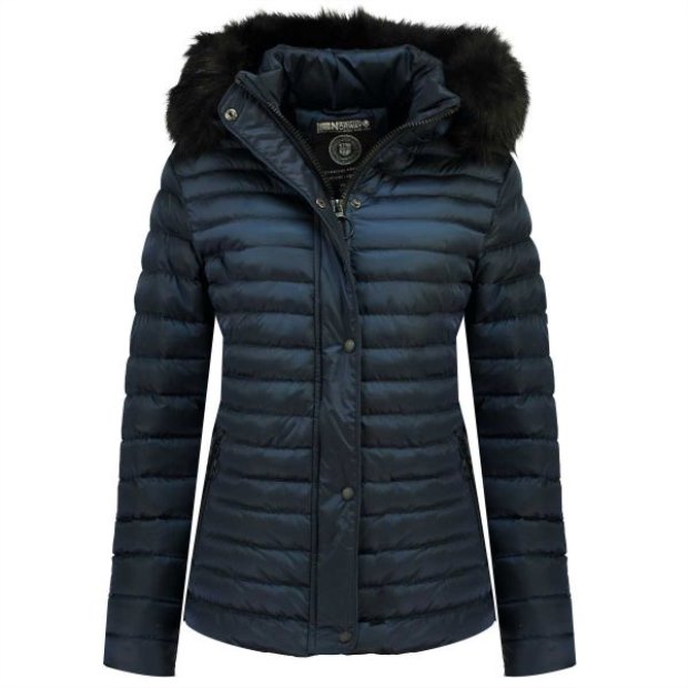 Geographical Norvegia Parka De Mujer Darmon Azul Blu