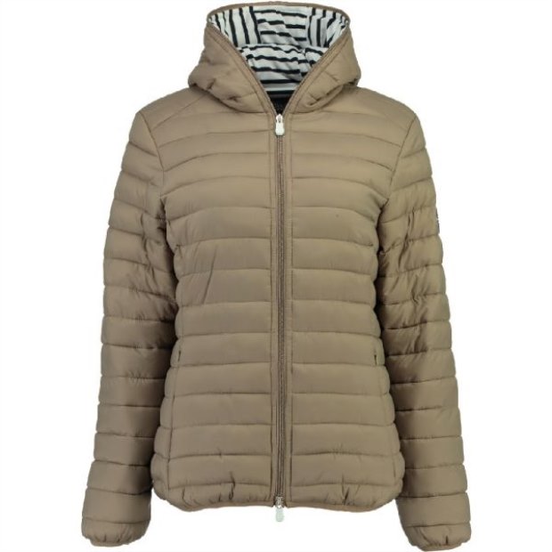 Geographic Norvegia Chaqueta De Mujer Dinette Cappuccio Taupe Taupe