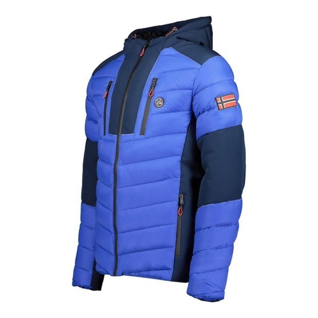 Geographical Norway Parka De Hombre Doysun Azul Eléctrico Blu