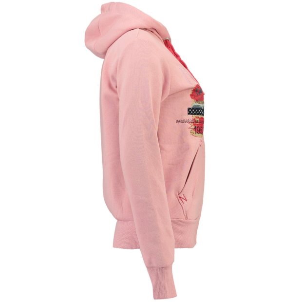 La Norvegia Geografica Sudadera De Niña Farlotte Rosa Claro Rosa