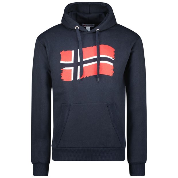 Geografico Della Norvegia Sudadera De Hombre Florent Azul Marino Navy
