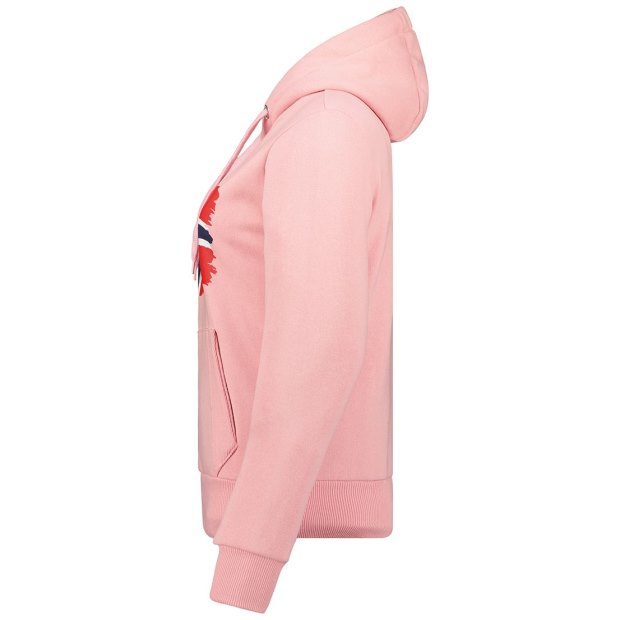 Geografia Norvegia Sudadera De Mujer Florence Rosa Claro Rosa