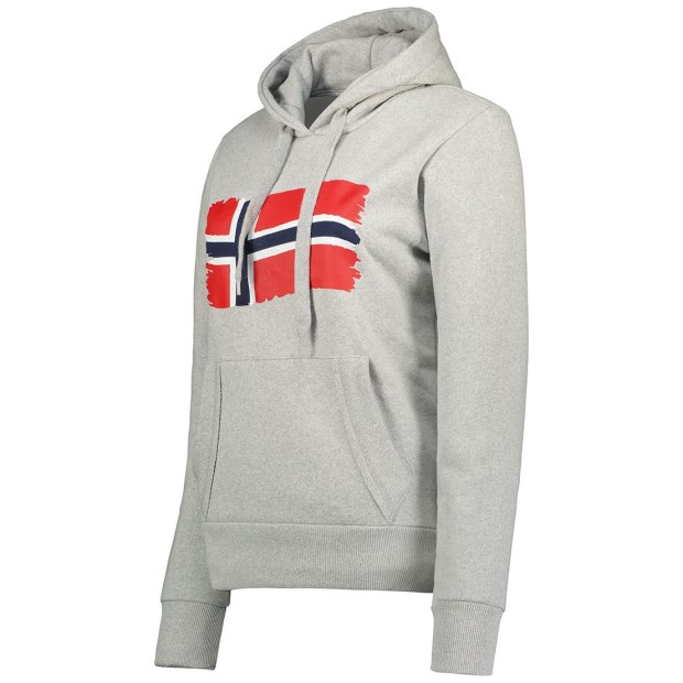 Geografico Norvegia Sudadera De Mujer Firenze Gris Claro Grigio