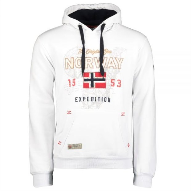 Geographical Norway Guitre Hombre Blanco Bianco