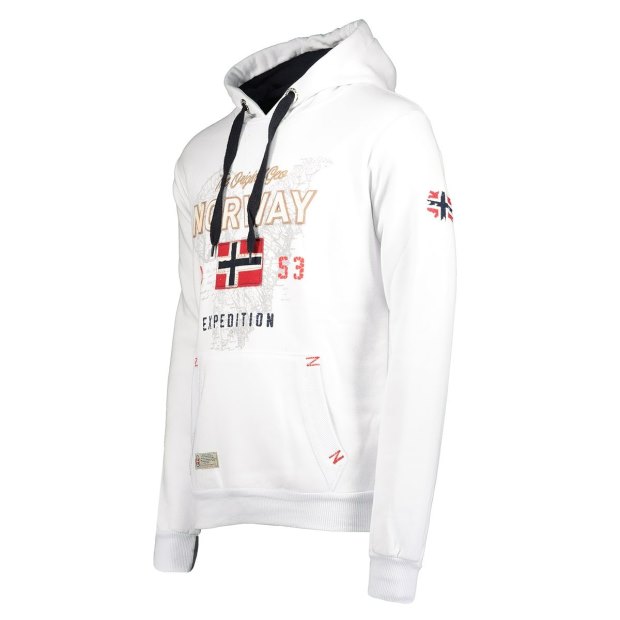 Geographical Norway Guitre Hombre Blanco Bianco