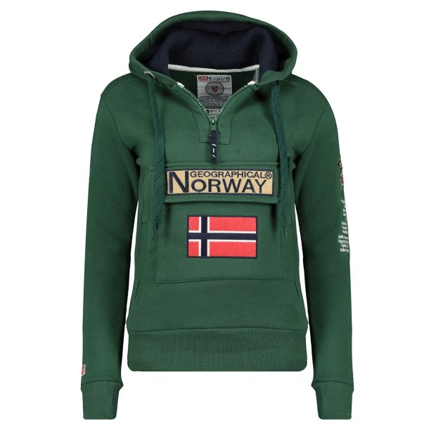 Geografico Norvegia Sudadera De Hombre Gymclass Verde Oscuro Oscuro