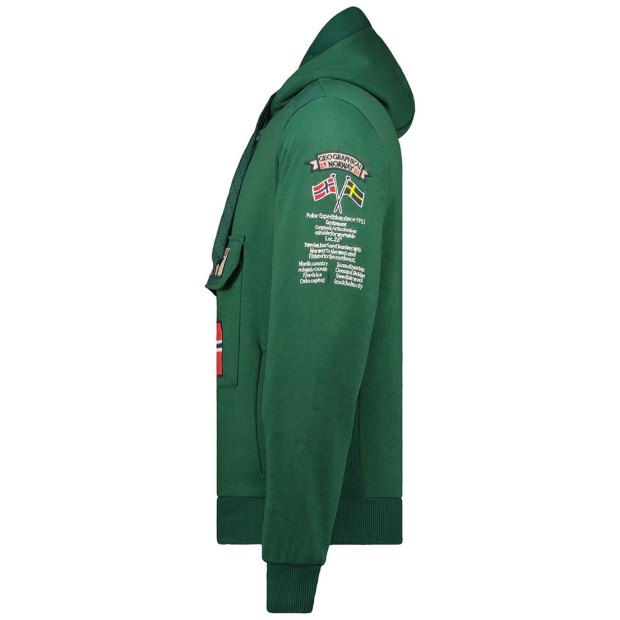 Geografico Norvegia Sudadera De Hombre Gymclass Verde Oscuro Oscuro