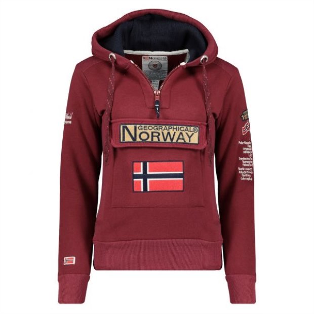 Geografica Norvegia Sudadera De Hombre Gymclass Burdeos Burdeos Geografica Norvegia Sudadera De Hombre Gymclass Burdeos Burdeos
