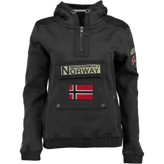 Geographical Norway Sudadera De Hombre Gymclass Gris Oscuro Grey