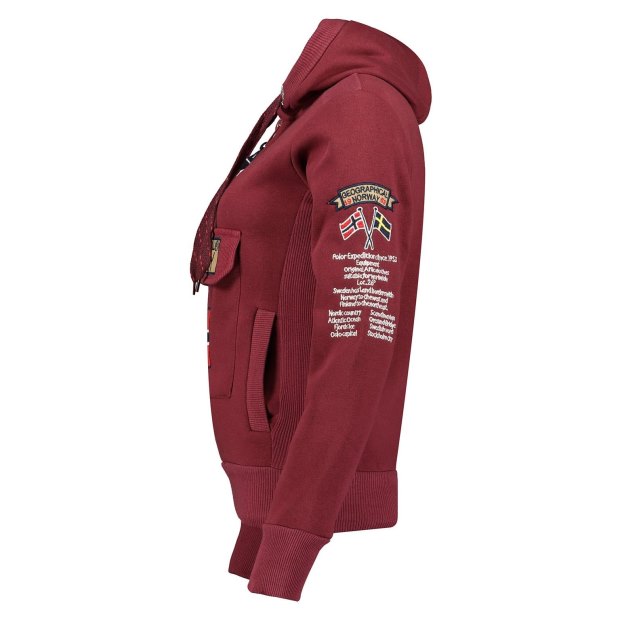 Geografica Norvegia Sudadera De Mujer Gymclass Burdeos Burdeos