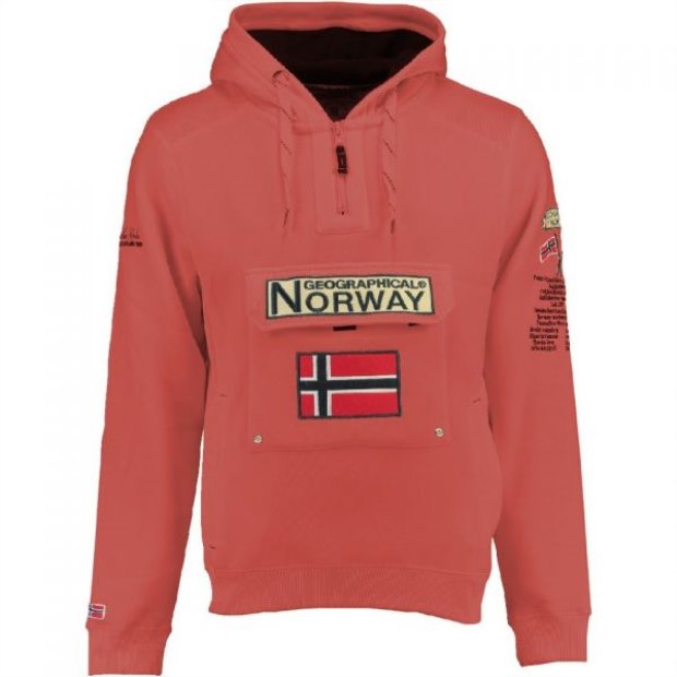 Geografico Norvegia Sudadera De Mujer Gymclass Coral Corallo