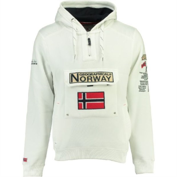 Geografico Norvegia Sudadera De Mujer Gymclass Blanco Bianco