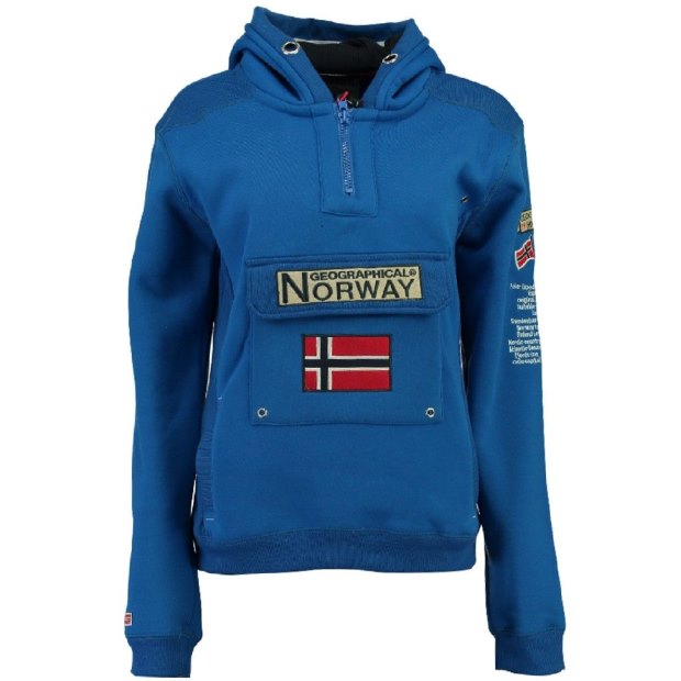 Geographical Norway Sudadera De Hombre Gymclass Azul Eléctrico Blue